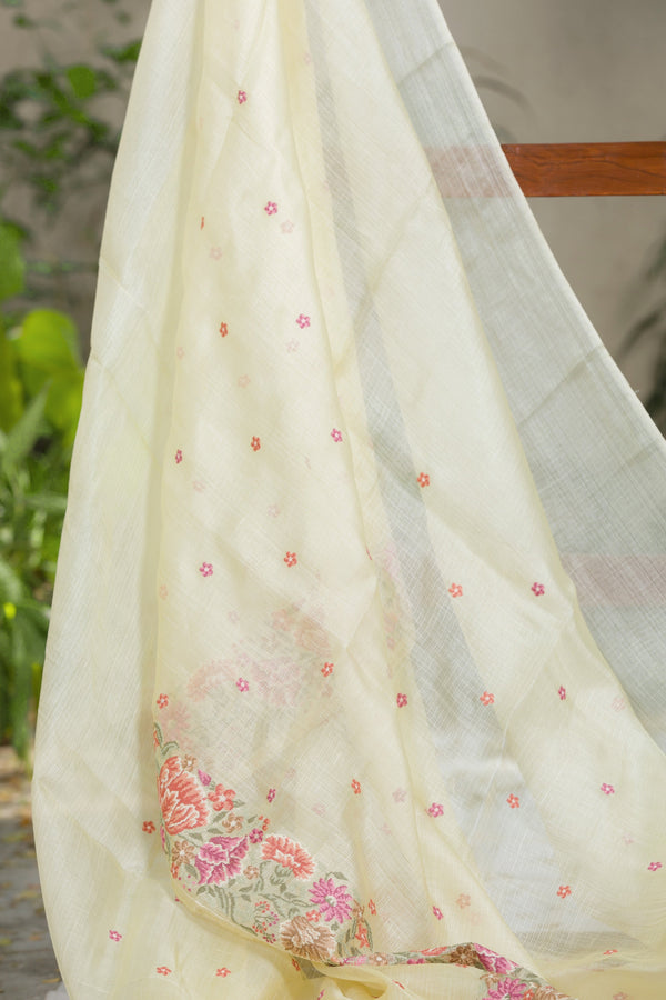 Pastel Pure Kota Floral Sarees – Elegant Wedding & Partywear Styling Inspirations