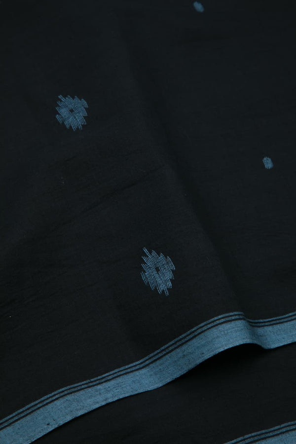 indigo jamdani fabric varsaaedit