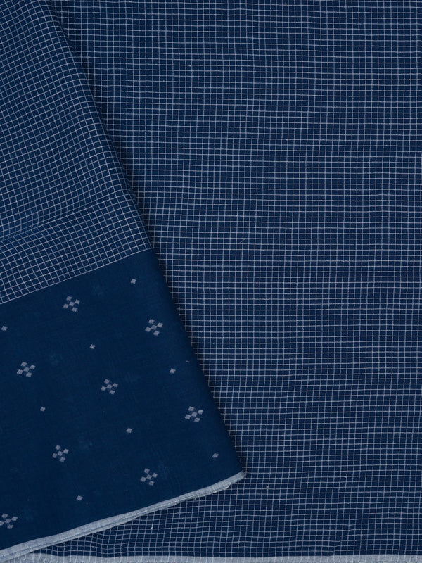 Natural Indigo Exclusive Handwoven Jamdani Saree