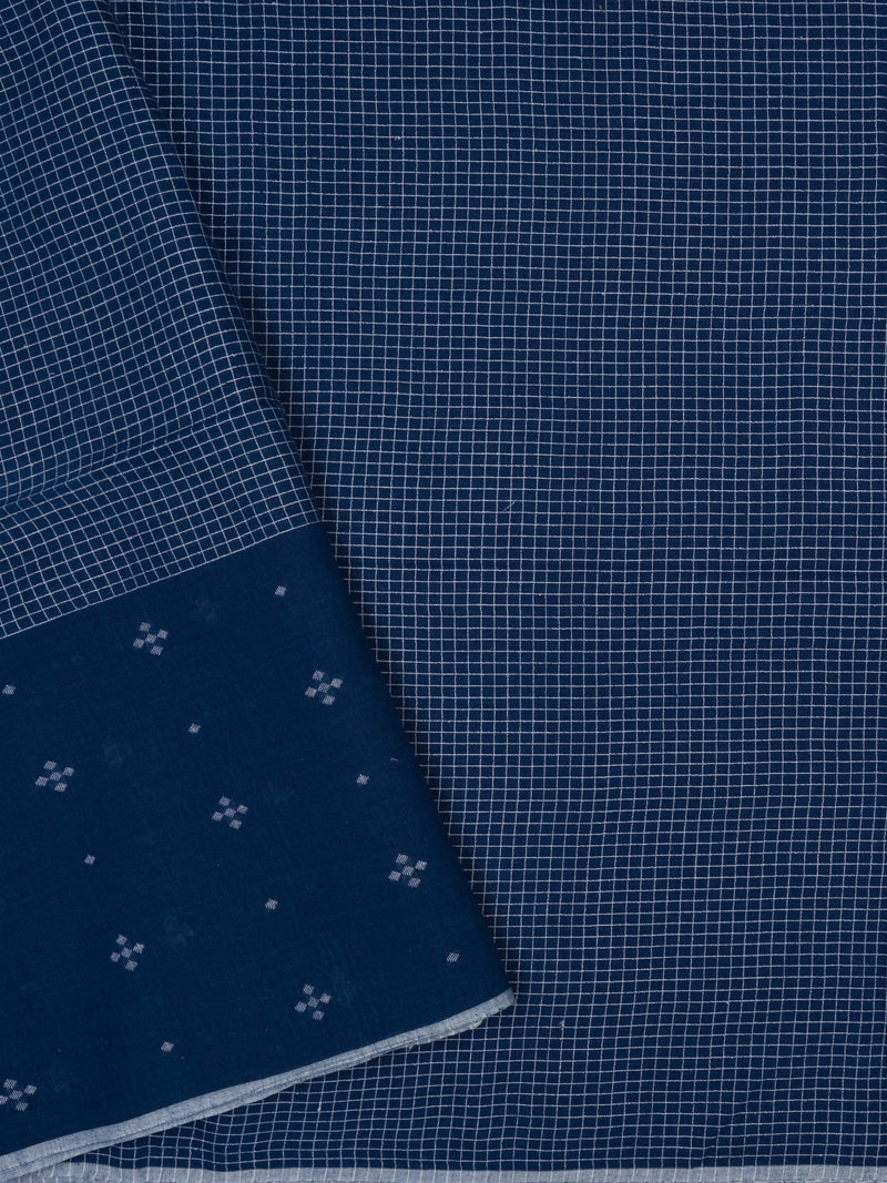 Natural Indigo Exclusive Handwoven Jamdani Saree