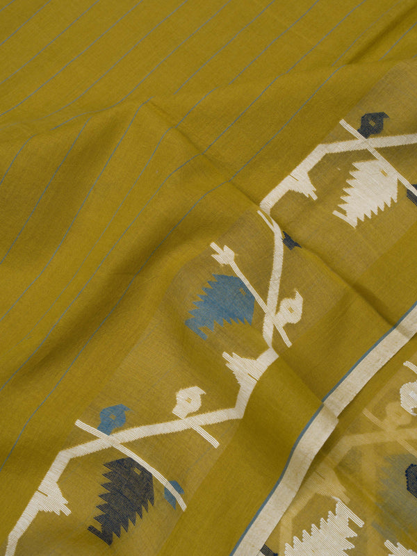 Marigold Exclusive Handwoven Jamdani Saree
