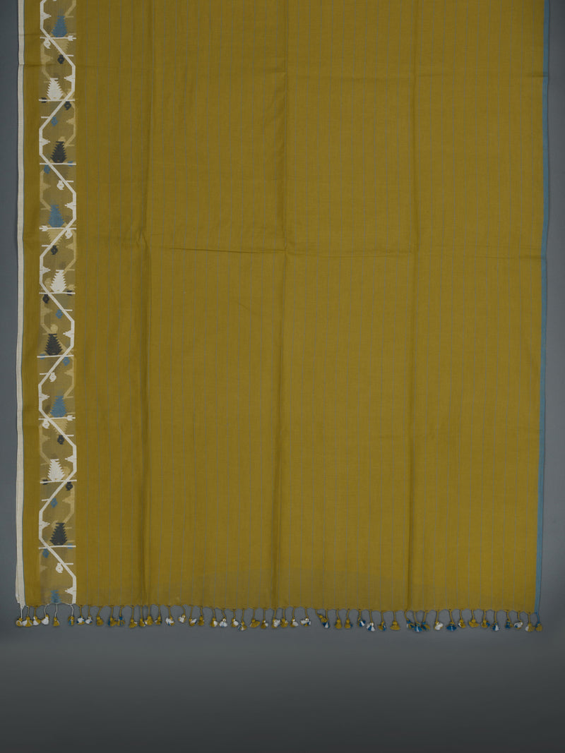 Marigold Exclusive Handwoven Jamdani Saree
