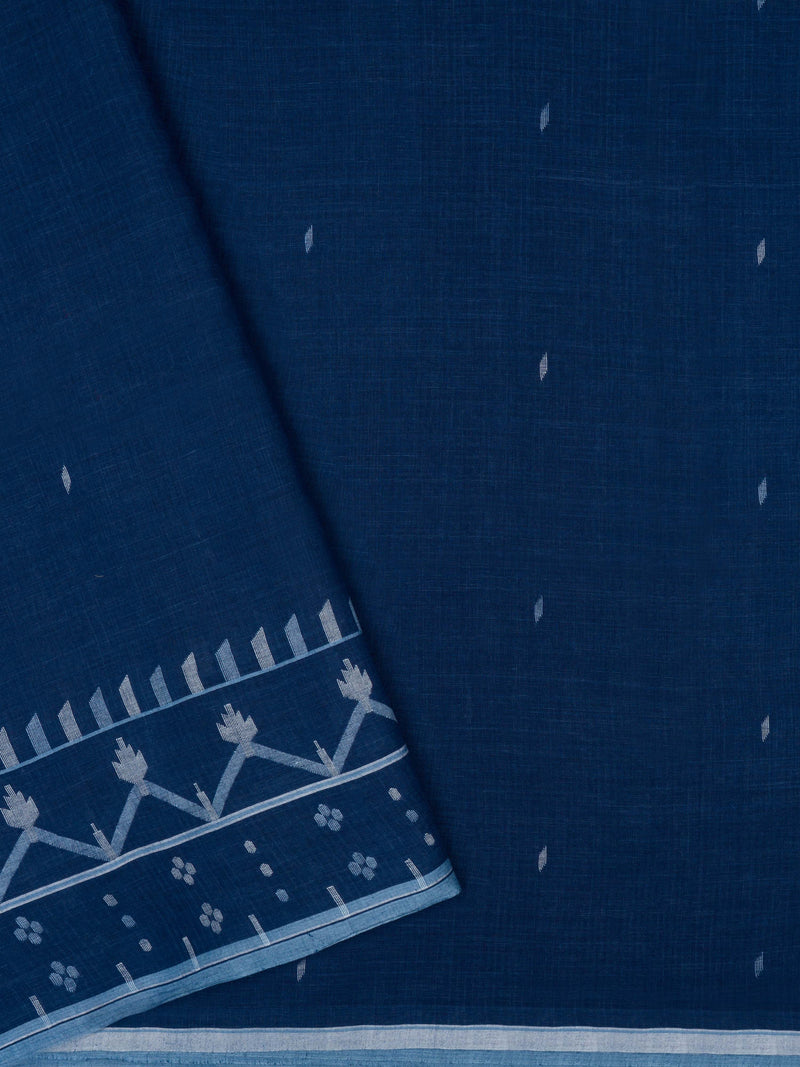 Natural Indigo Exclusive Jamdani Saree