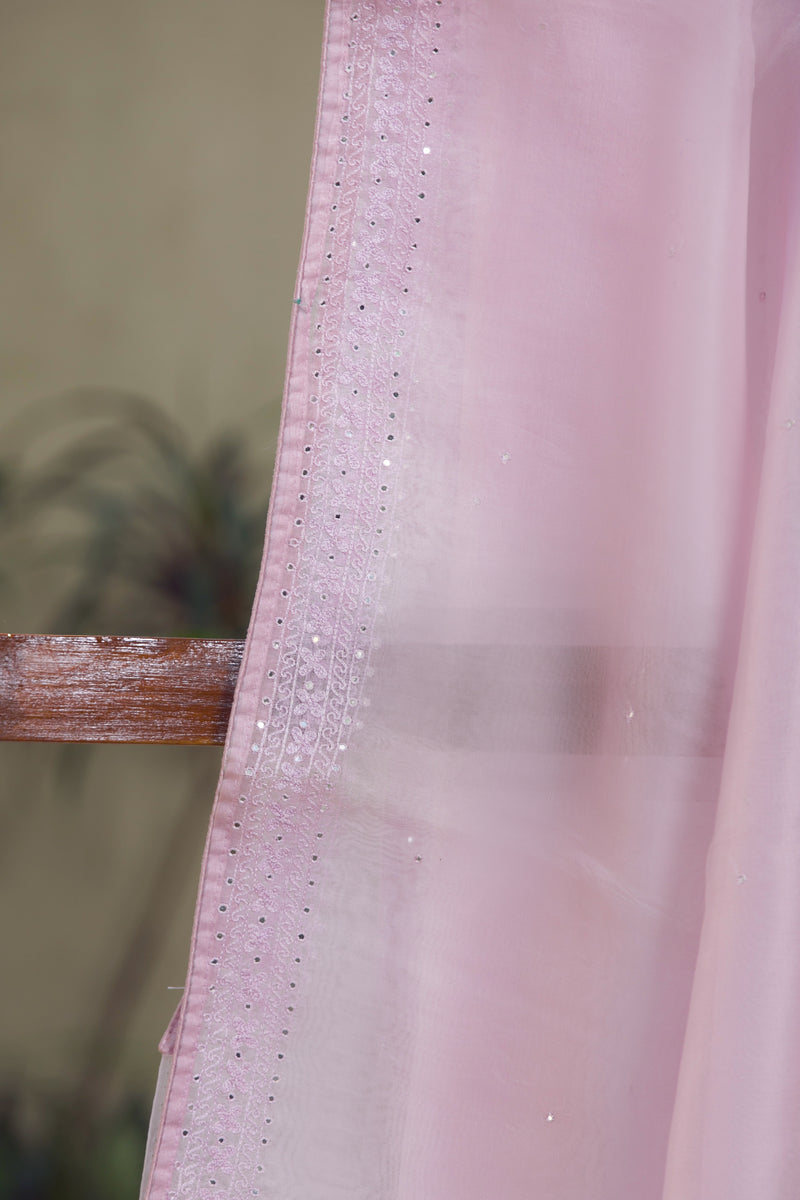 luxury wedding wear organza saree